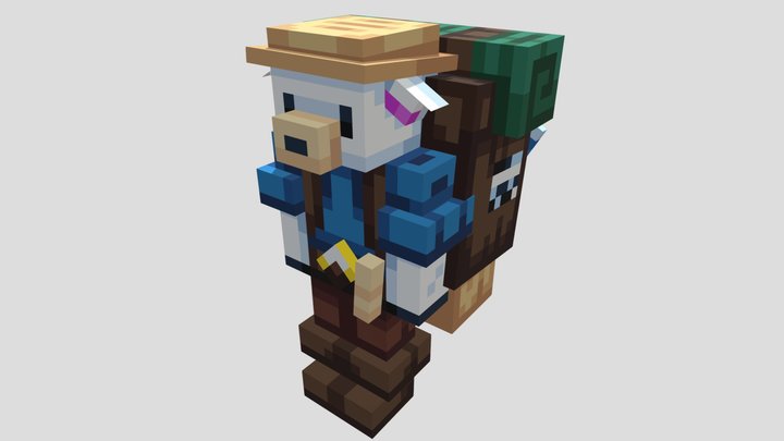 Wooly Explorer - Hive Costume Concept 3D Model