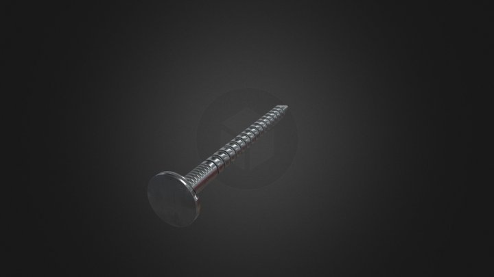 Annular Ring Nail 3D Model
