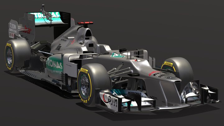 Mercedes W03 AEROMAXXED