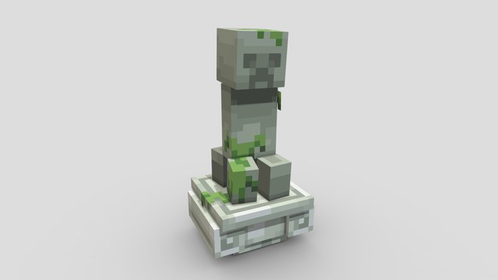 Creeper statue 3D Model