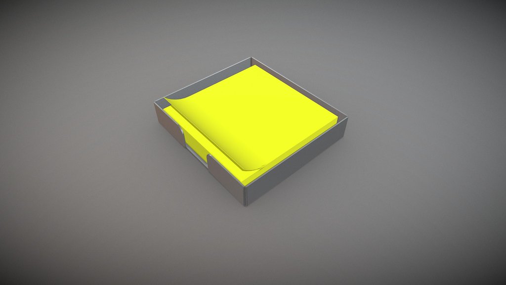 Memobakje met memoblok