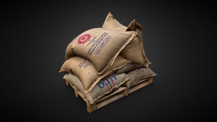 Coffee Bag 3D Model