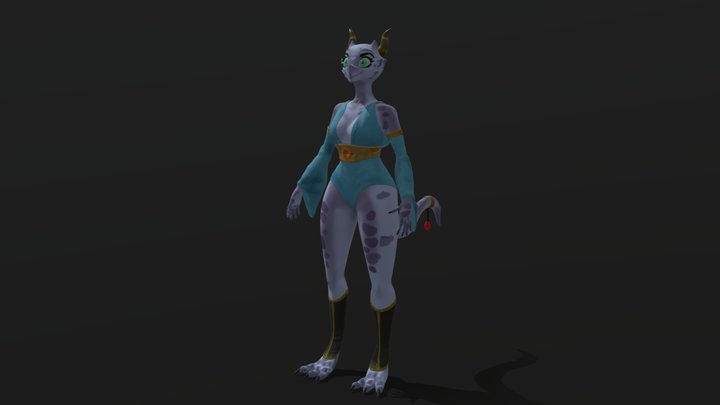 character. 3D Model