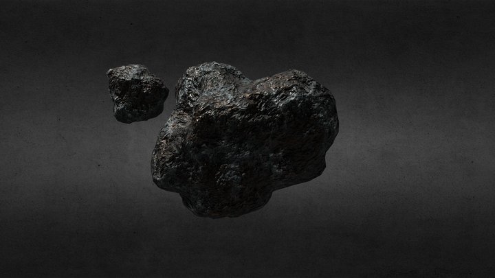 Basalt Asteroids [Type-1] 3D Model