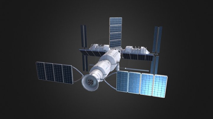SATÉLITE S-A1 3D Model