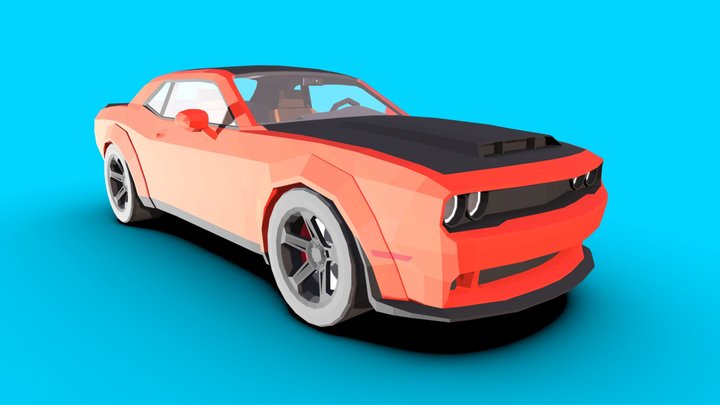 Dodge Challenger SRT Demon 3D Model