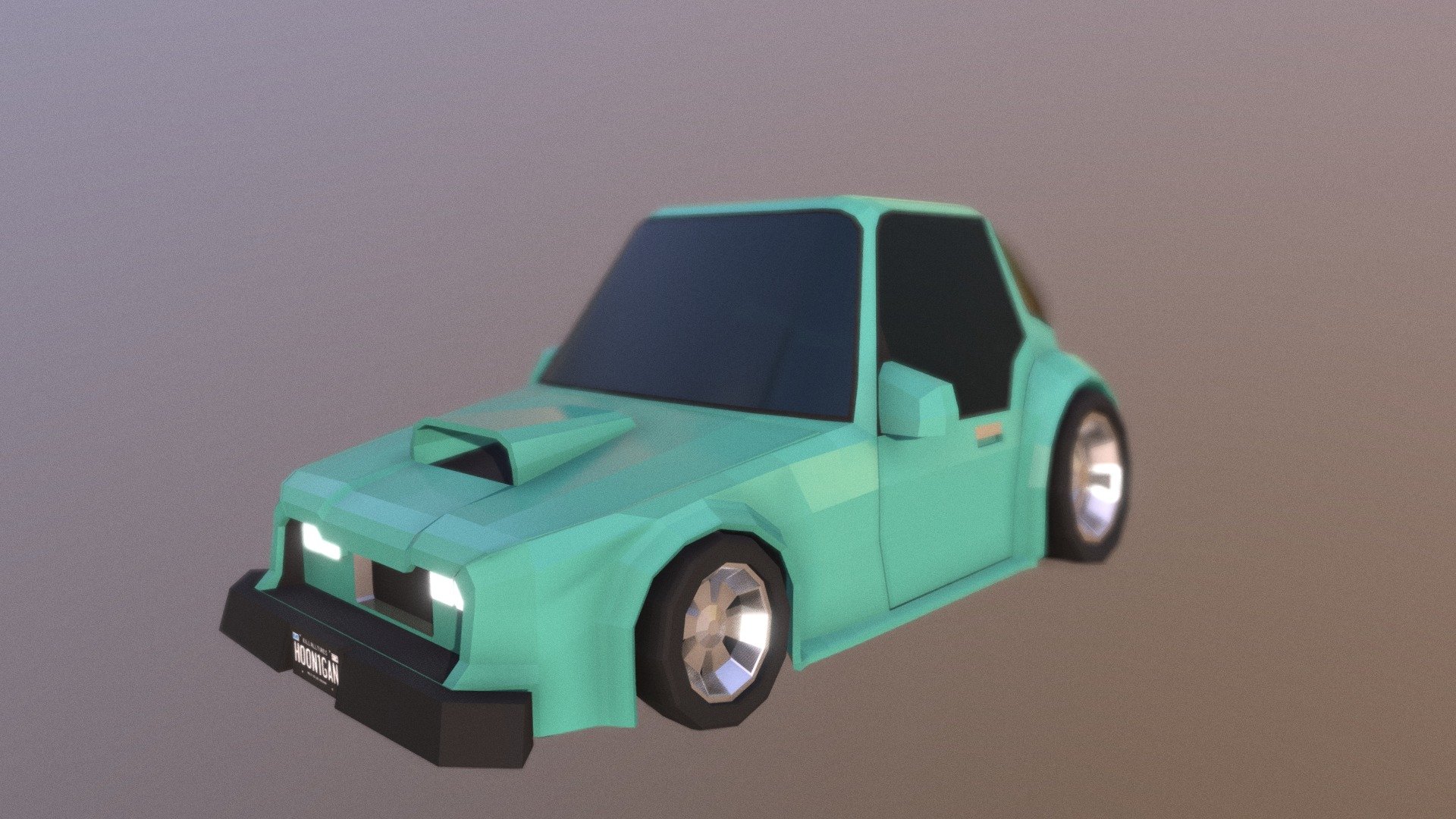 Low Poly Drifter - 3D model by skantron [3c39567] - Sketchfab