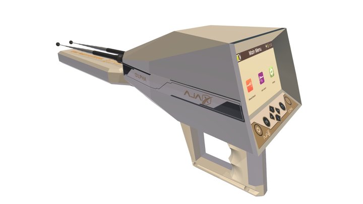 Alpha Metal Detector System 3D Model