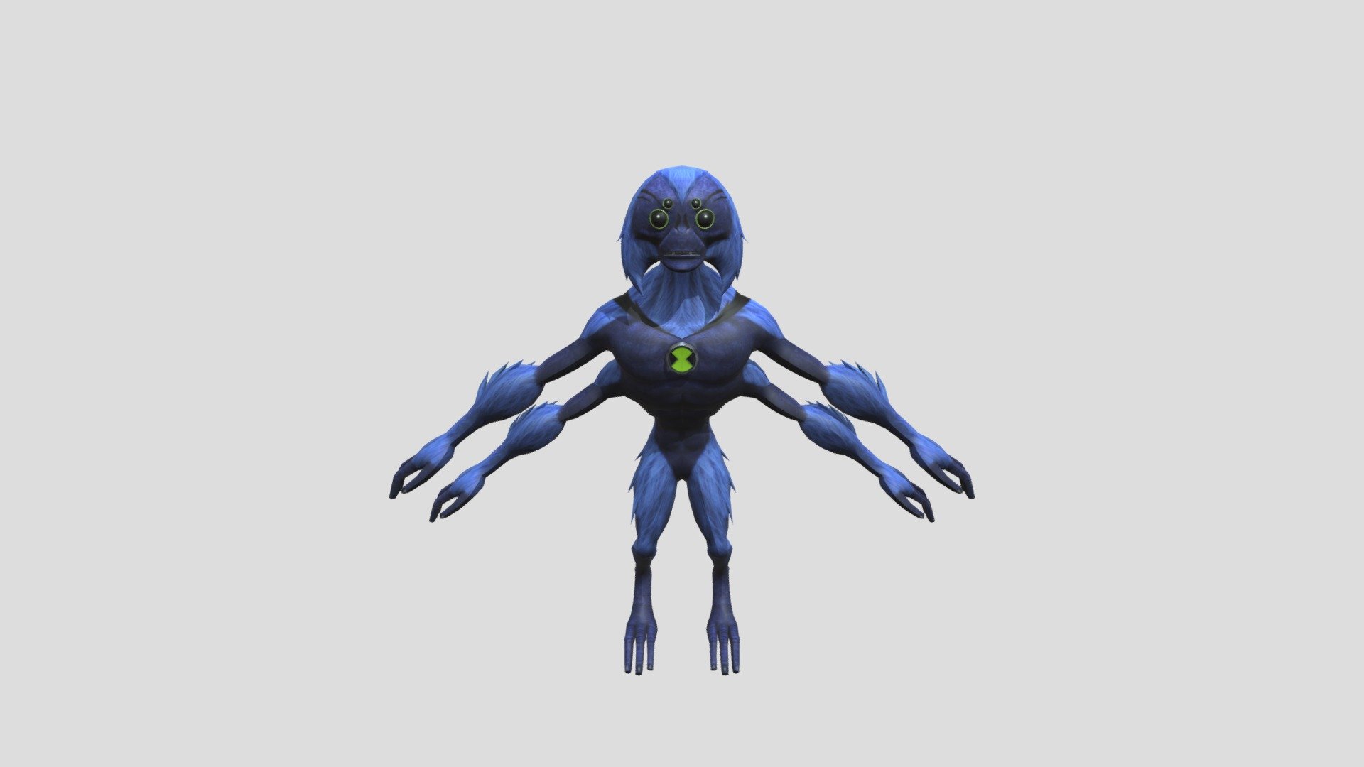 Spider Monkey | Ben 10 Ultimate Alien - Download Free 3D model by ...