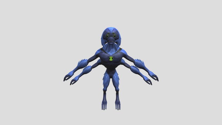 Spider Monkey | Ben 10 Ultimate Alien 3D Model