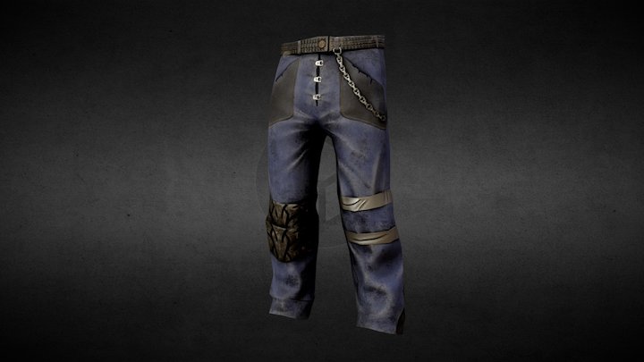 Junk Lord Pants 3D Model