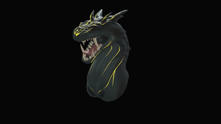 Joye Dragon Bust 3D Model