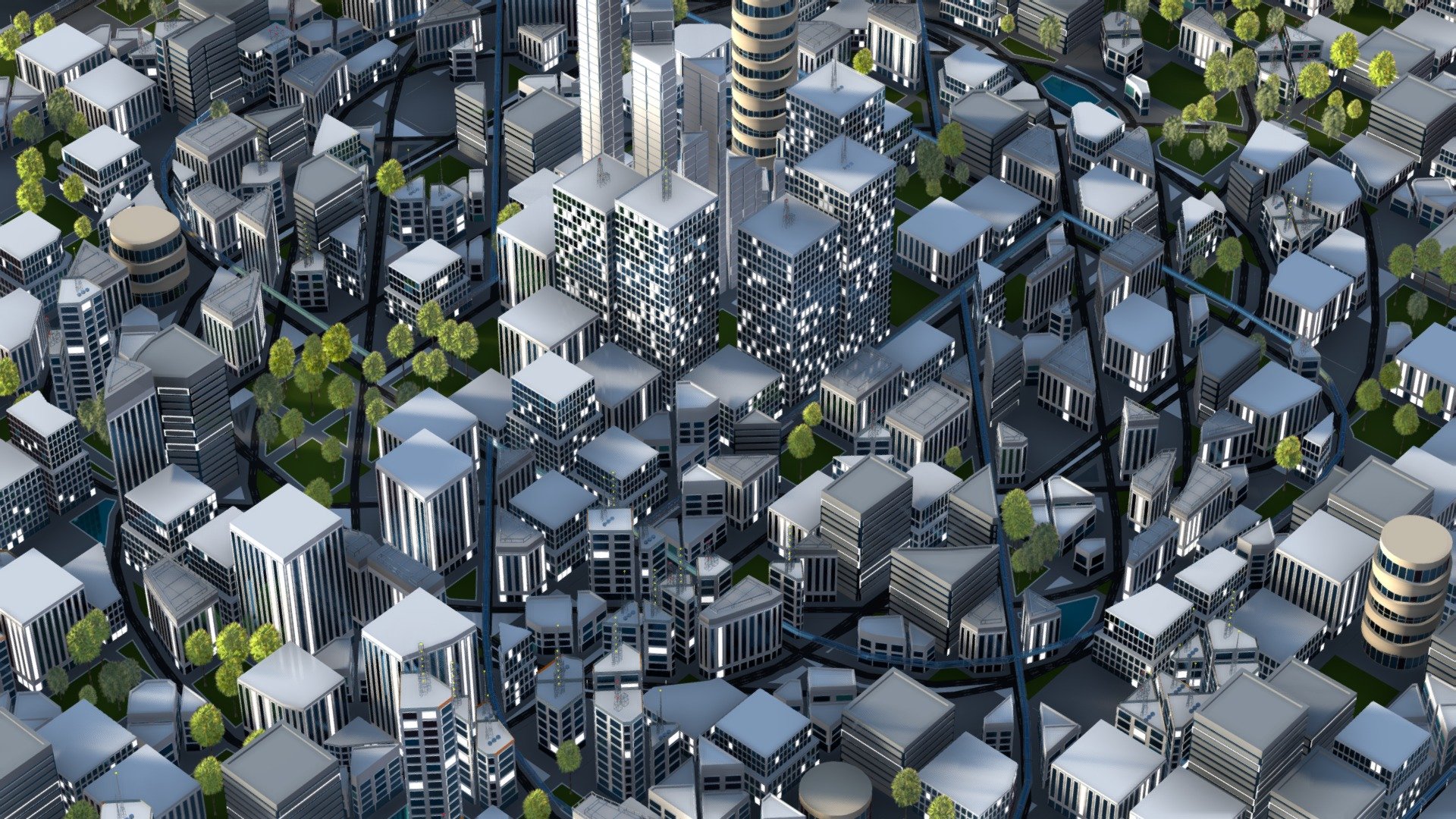 Cityscape_5001 - Buy Royalty Free 3D model by Giimann [3c3f411 ...