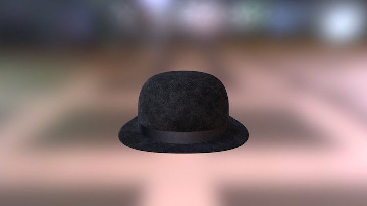 Bowler Hat 3D Model