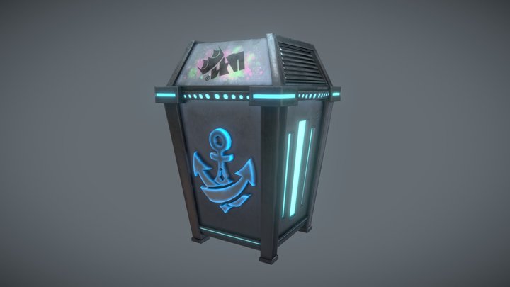 Splatoon Crate Concept 3D Model
