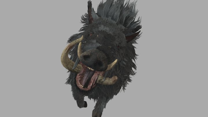 Black Myth: Wukong - Zhu Ba Jie (PigForm) [Anim] – Modello 3D gratuito STL