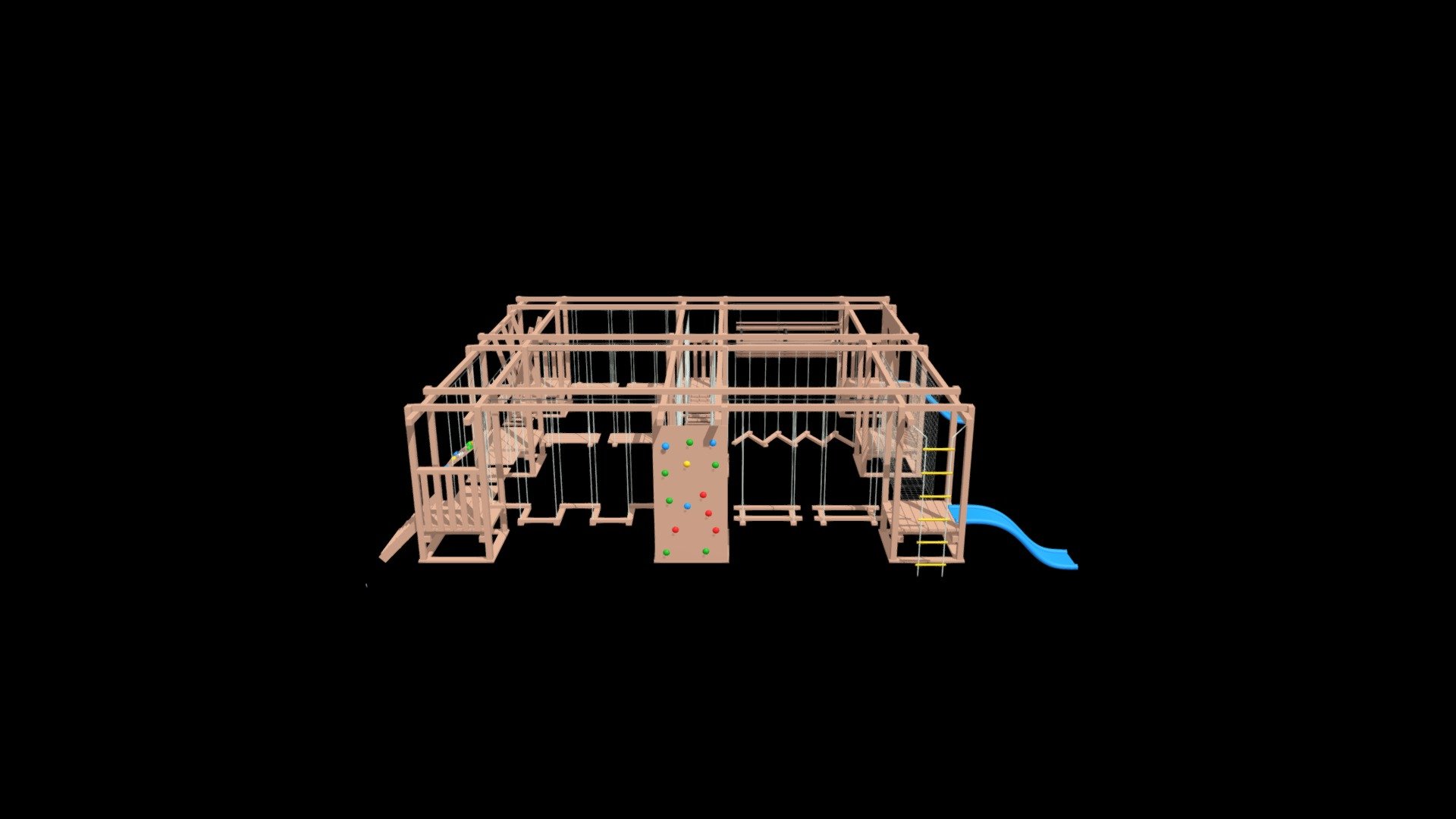 Maxi rope park - 3D model by rope.park.ru [3c41295] - Sketchfab
