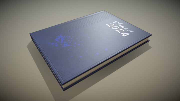 Calendar Notebook / Planner Notebook 3D Model