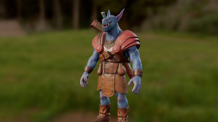 Orc Ranger 3D Model