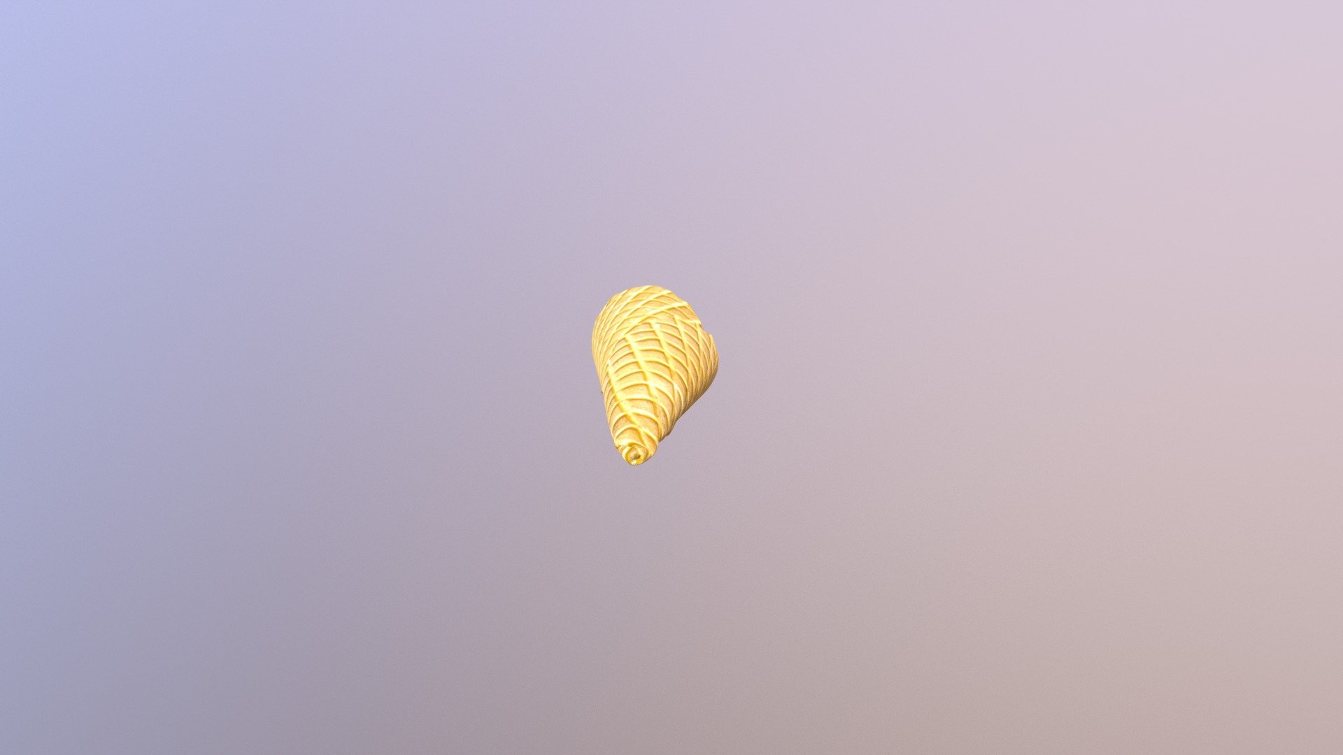 Cornet A Bords Dentelés — Sketchfab embed 3D viewer