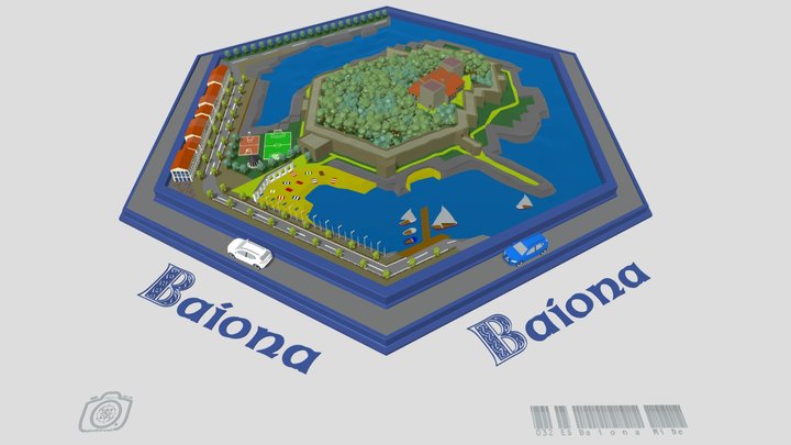 032 Baiona Fort ES 3D Model