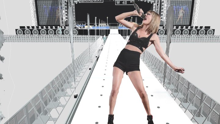 Taylor+Swift 3D Model