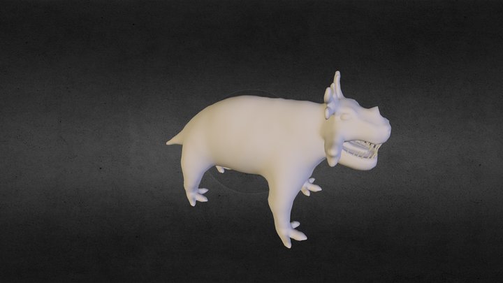 Estemmenosuchus 3D Model