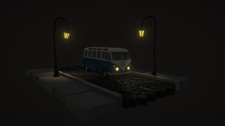 Volkswagen Transporter 3D Model