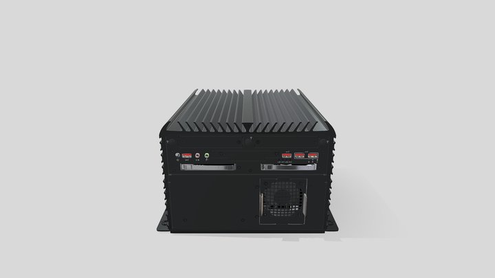 RCO-6000-CML AI Edge Inference Computer 3D Model