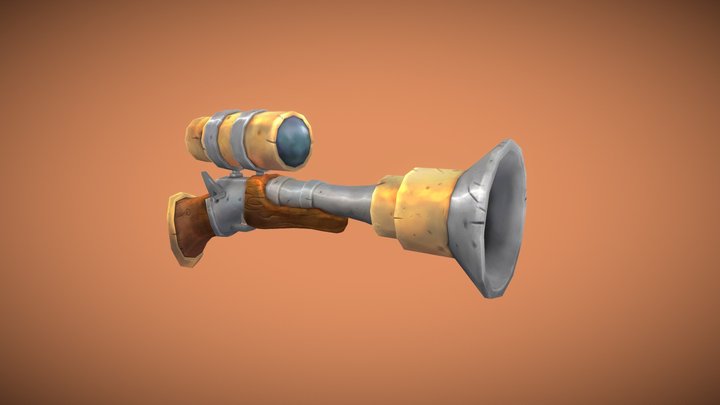 Blunderbuss - Lowpoly - Weapon 3D Model