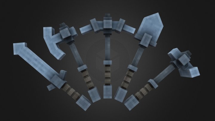 Iron Tool Pack 3D Model