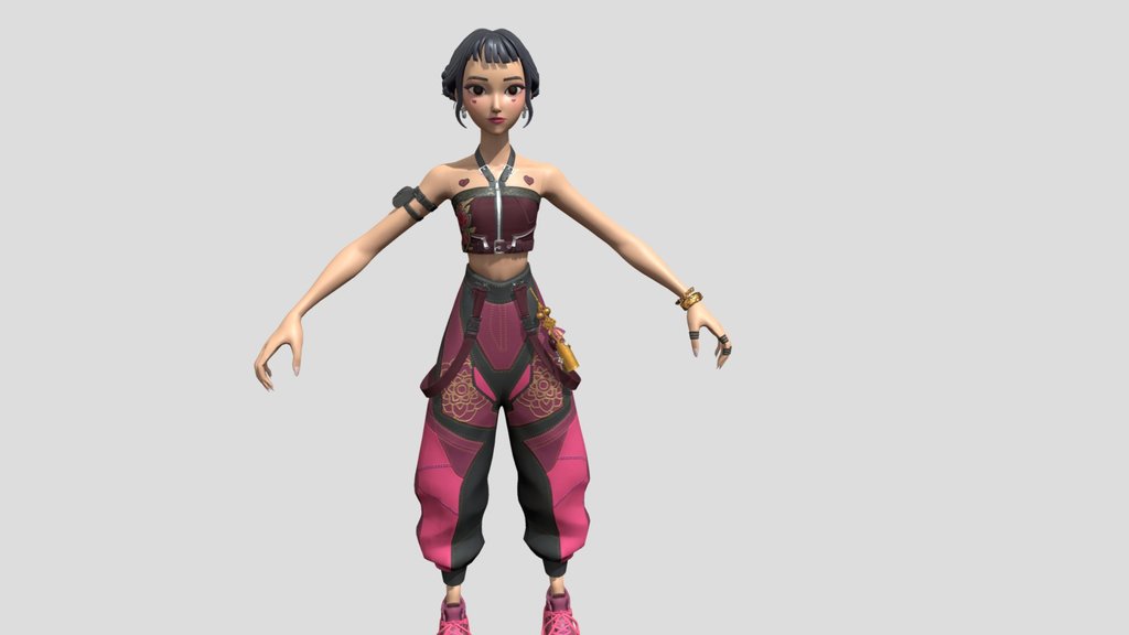 Zoey, KPDH, Valentine's Day custom skin
