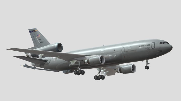 McDonnell Douglas KC-10 Extender – Free 3D Model STL