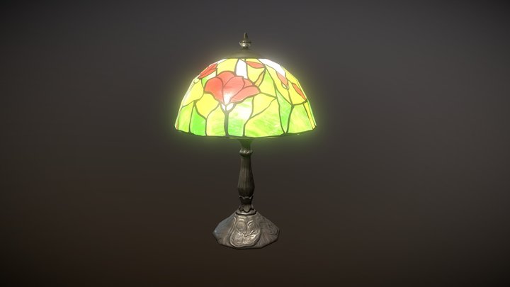 Antique Lamp 3D Model