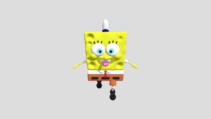 Sponge Bob - HighPoly 3D Model