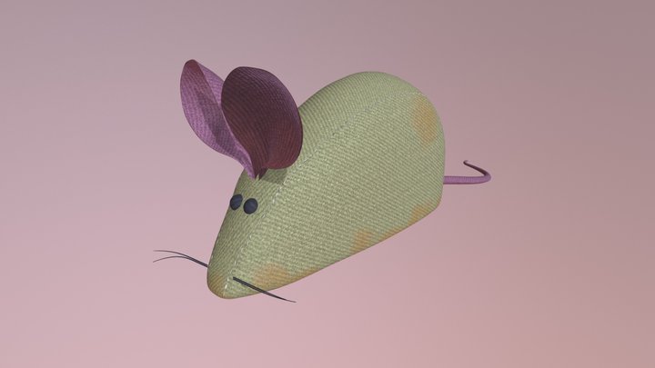 Mouse Cat Toy 3D Model