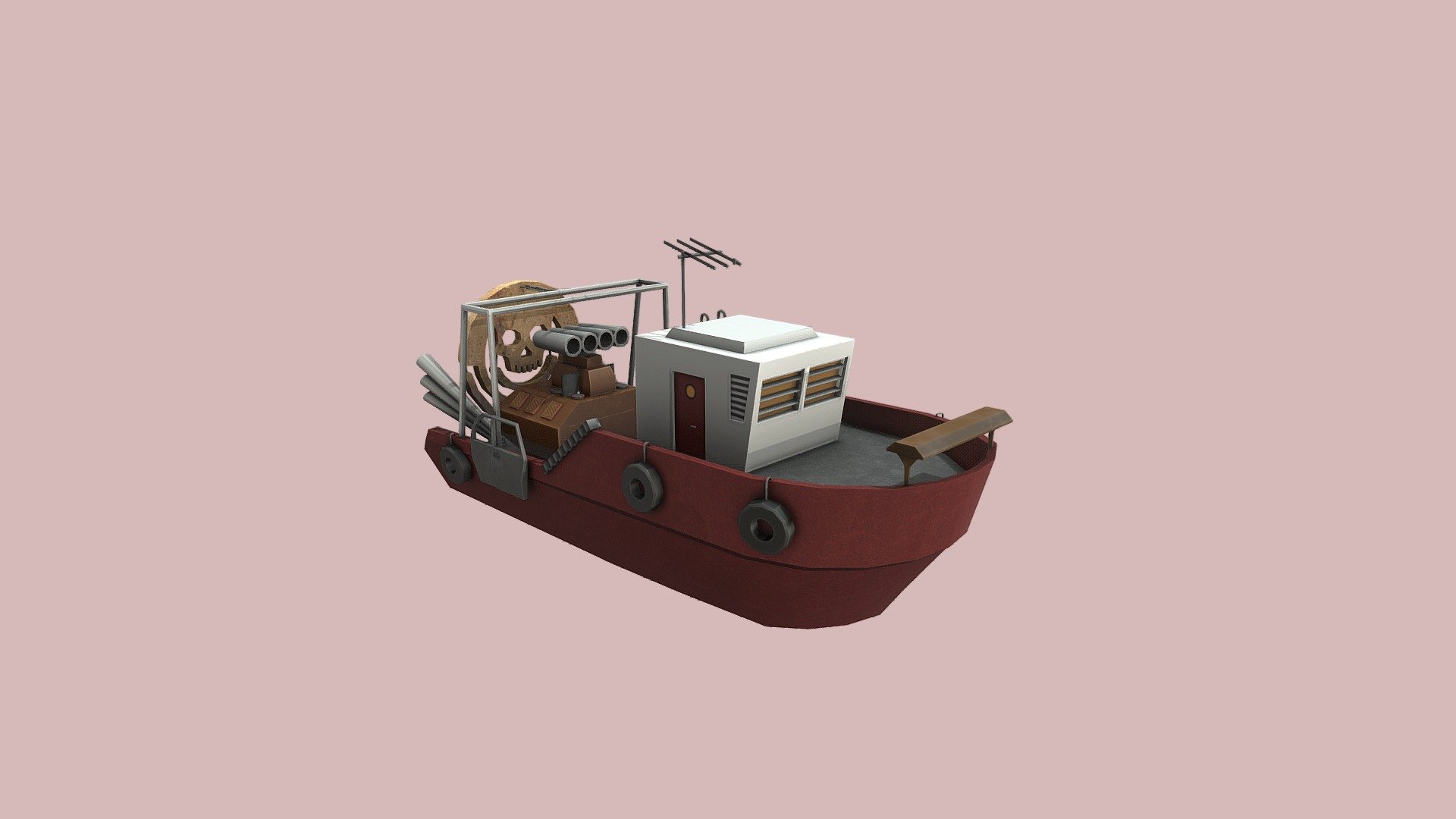 Starter Industrial Pirate Ship - 3D model by cryptopia-com [3c47dfb ...