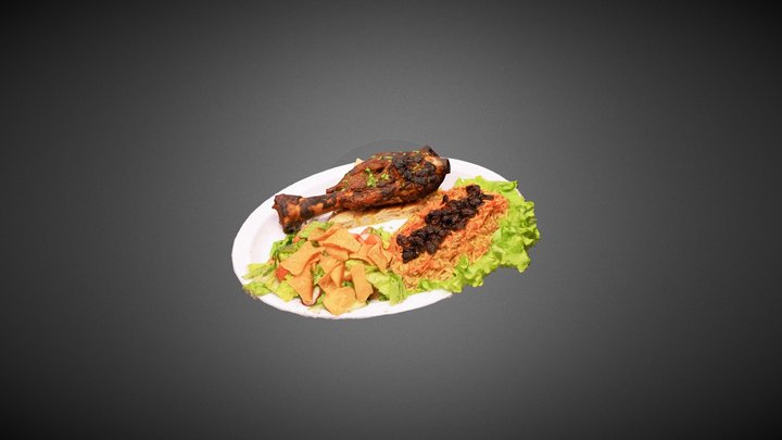 Lamb Shank Dish 3D Model