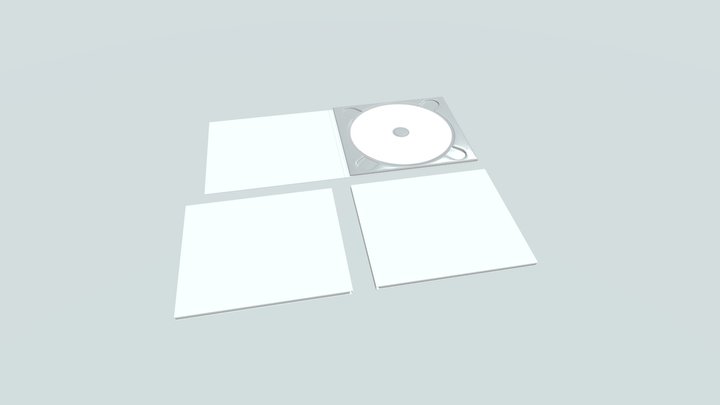 CD/DVD mockup 3D Model