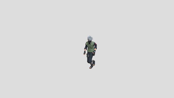 Hatake Kakashi - Flip Kick ! 3D Model