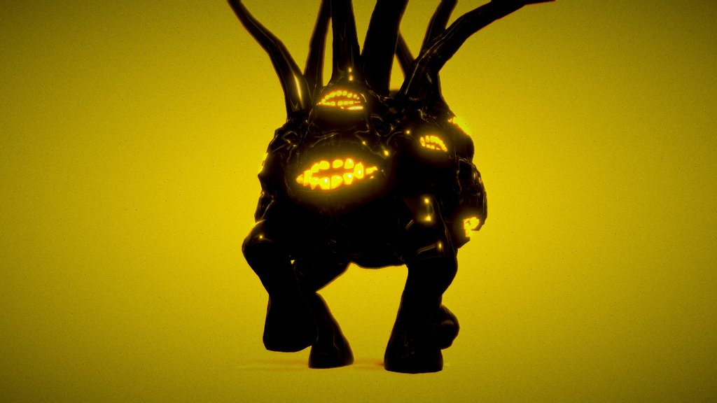 Dark Young - Overlord (Rigged & Animated) .