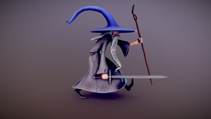 Gandalf - Day 10 3D Model