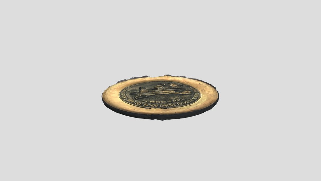 Korean Military Commemorative Plaque
