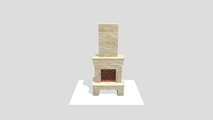 Камин 3 3D Model