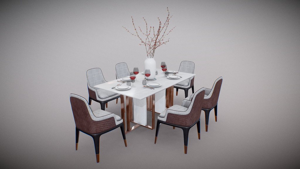 Modern dining table