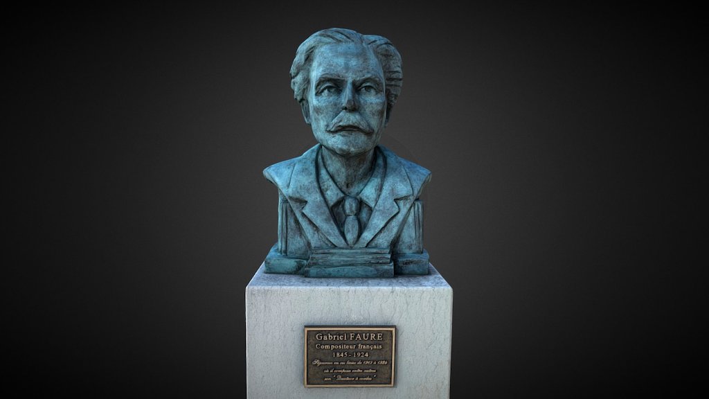 Gabriel Fauré - Annecy le Vieux - 3D model by yannick_c [3c4aff3 ...