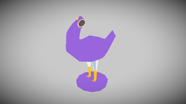 Trash Dove 3D Model