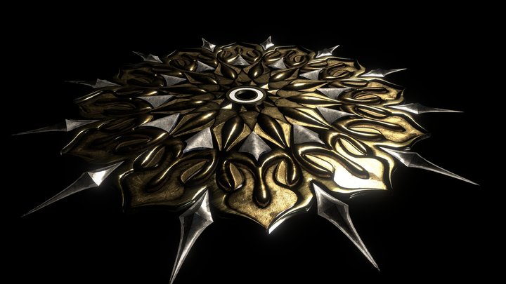 Sudarshana Chakra 3D Model