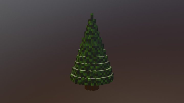 Tree - Magica Voxel 3D Model