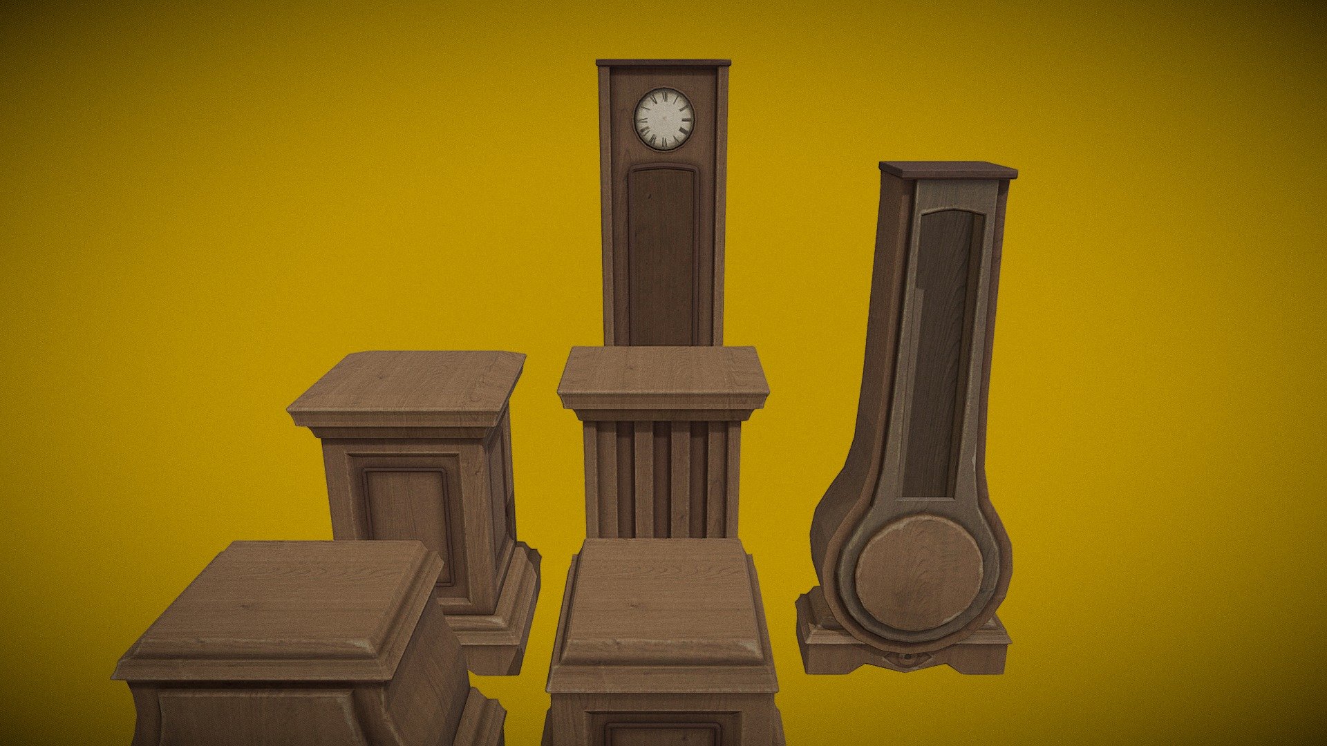 Little Nightmares all Clocks Kit Download Free 3D model by alex